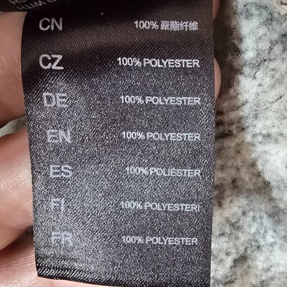 KUHL ( XL ) ALASKA 1/4 ZIP "ASH" Shearling Trim Princess Line Sweater/Shirt - Picture 7 of 7